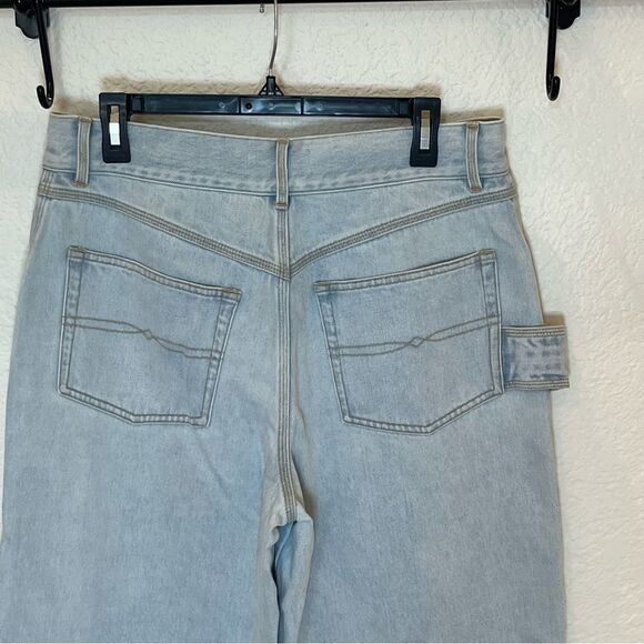 Ronny Kobo NWT! Mari Wide Leg Pant in Light Wash Size 28 - Picture 8 of 15